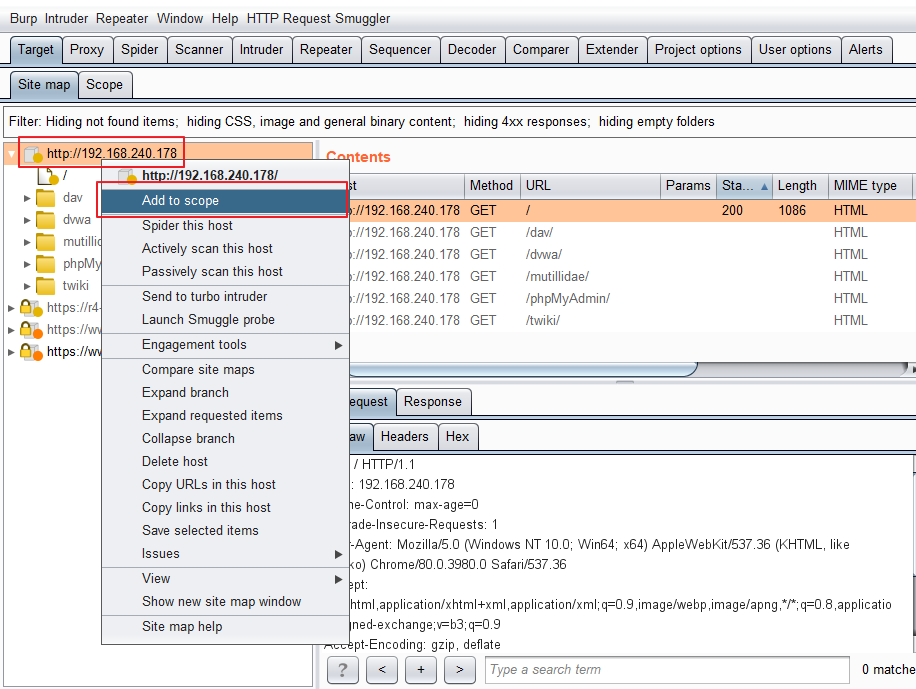 [Burp Suite 完整教學] 因為我已鎖定你 - 妥善利用 Scope 狙擊目標 - 駭客貓咪 HackerCat